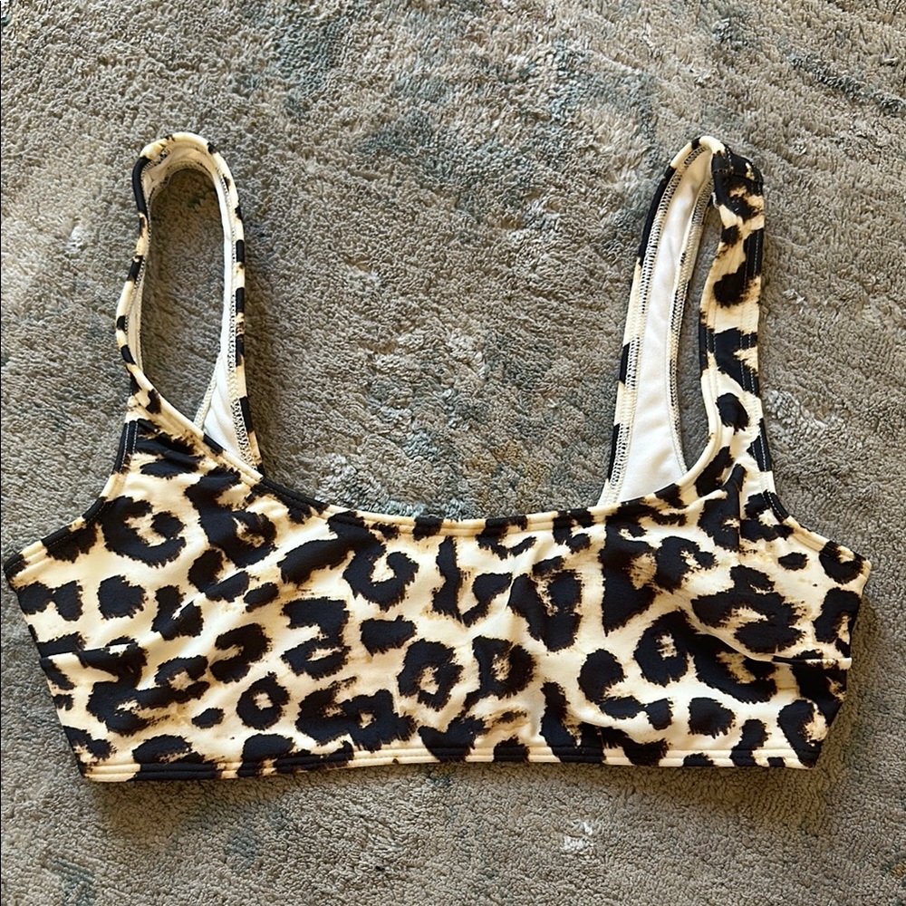 Cheetah bikini top